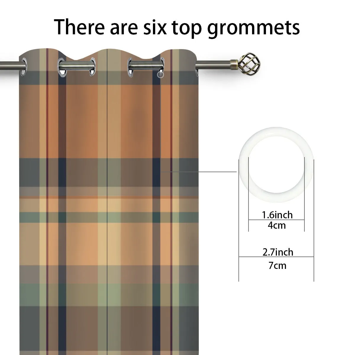 Moody Plaid Curtains