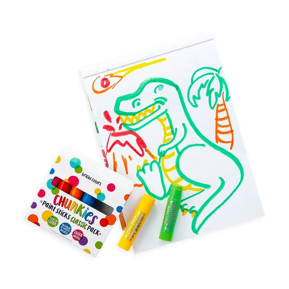 Ooly Chunkies Classic Paint Sticks - 6 Pack