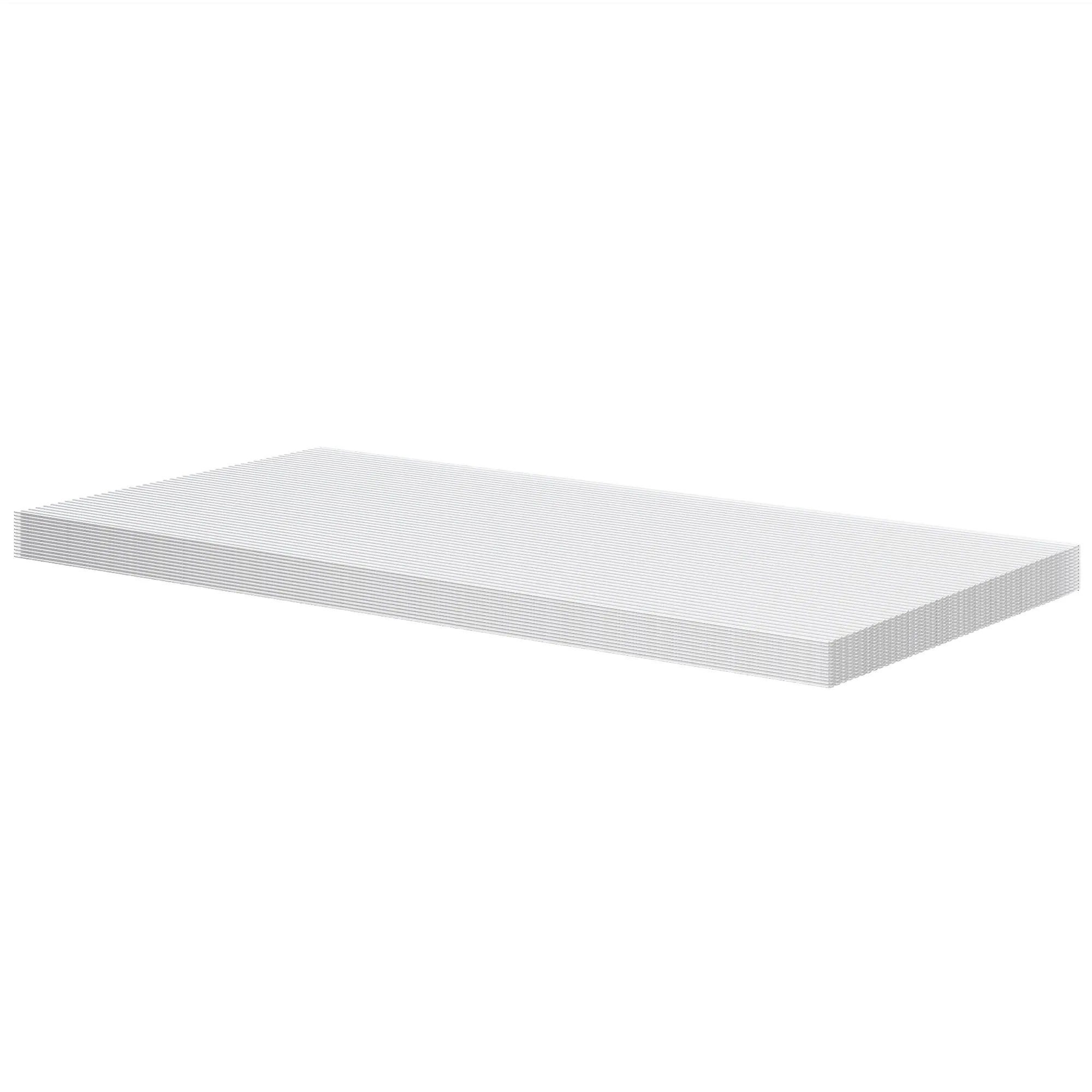 Outsunny 14 Pieces Twin-Wall Greenhouse Polycarbonate Sheets, 121 x 61 x 0.4cm