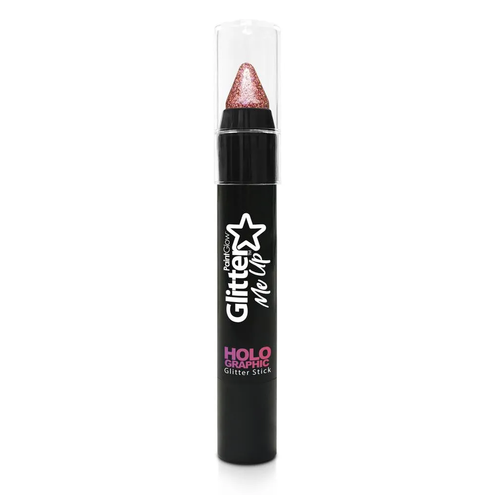 Paintglow Holographic Glitter Stick Rose Gold