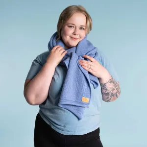 PARKSVILLE 100% Organic Merino Wool Scarf (13.8" x 88.6”) (Unisex) (No Elastic, No Polyester, No polyamide, No Acrylic, No Synthetics) (100% Biodegradable)
