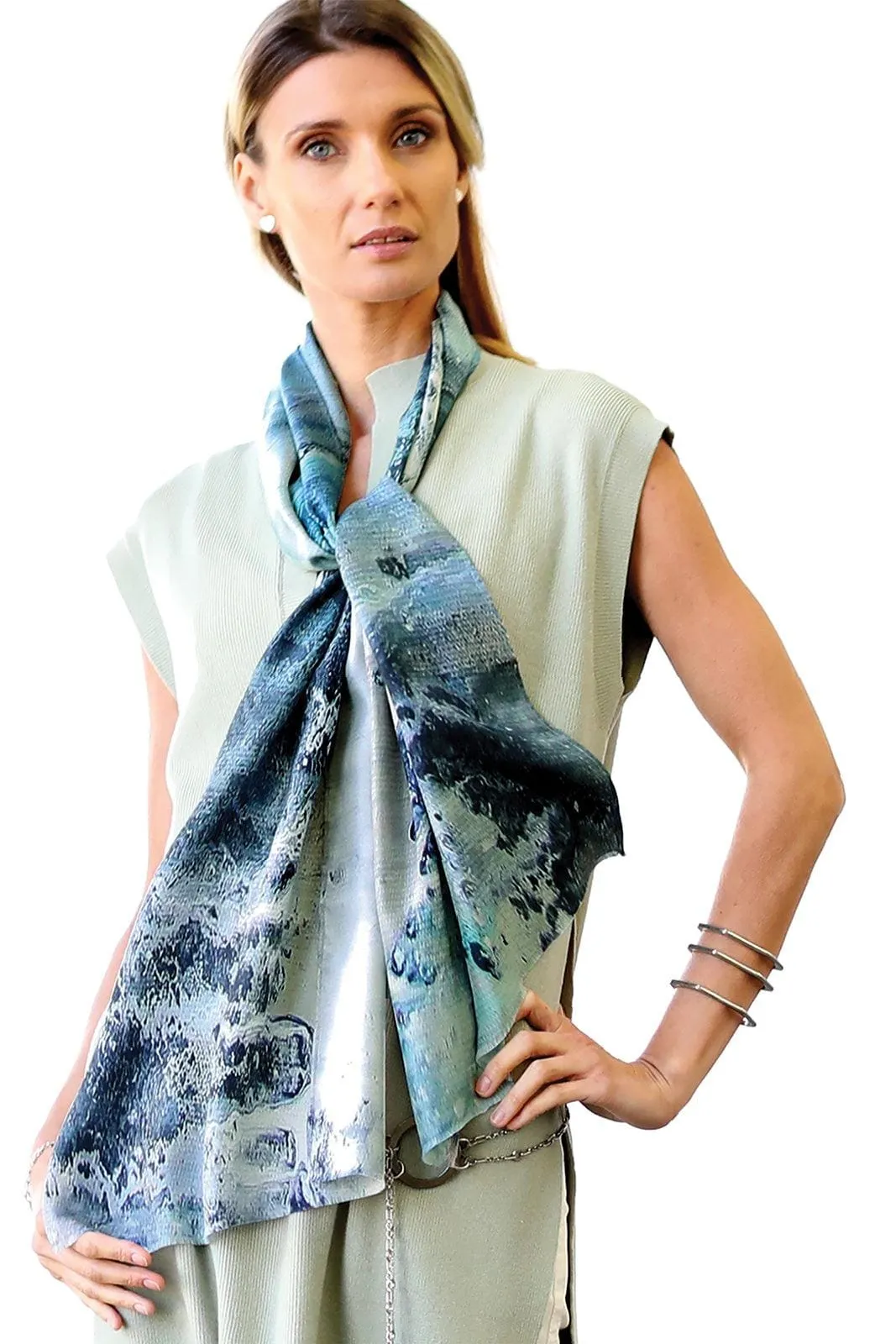 Pebble Silk Scarf