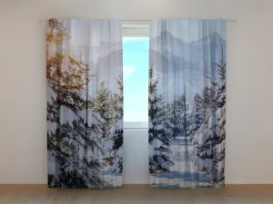 Photo Curtain Winter Sun
