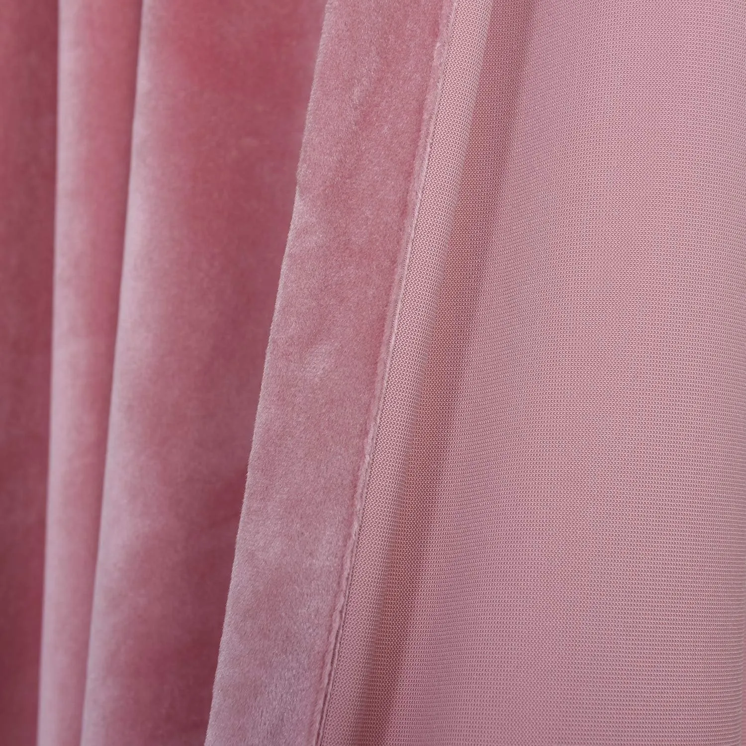 Pink-Velvet Window Curtains (Ultra Soft)