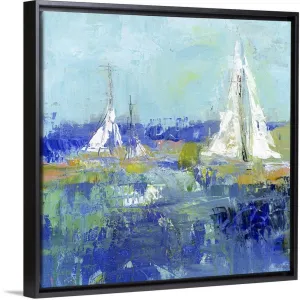 "Anything Better" Black Float Frame Canvas Art