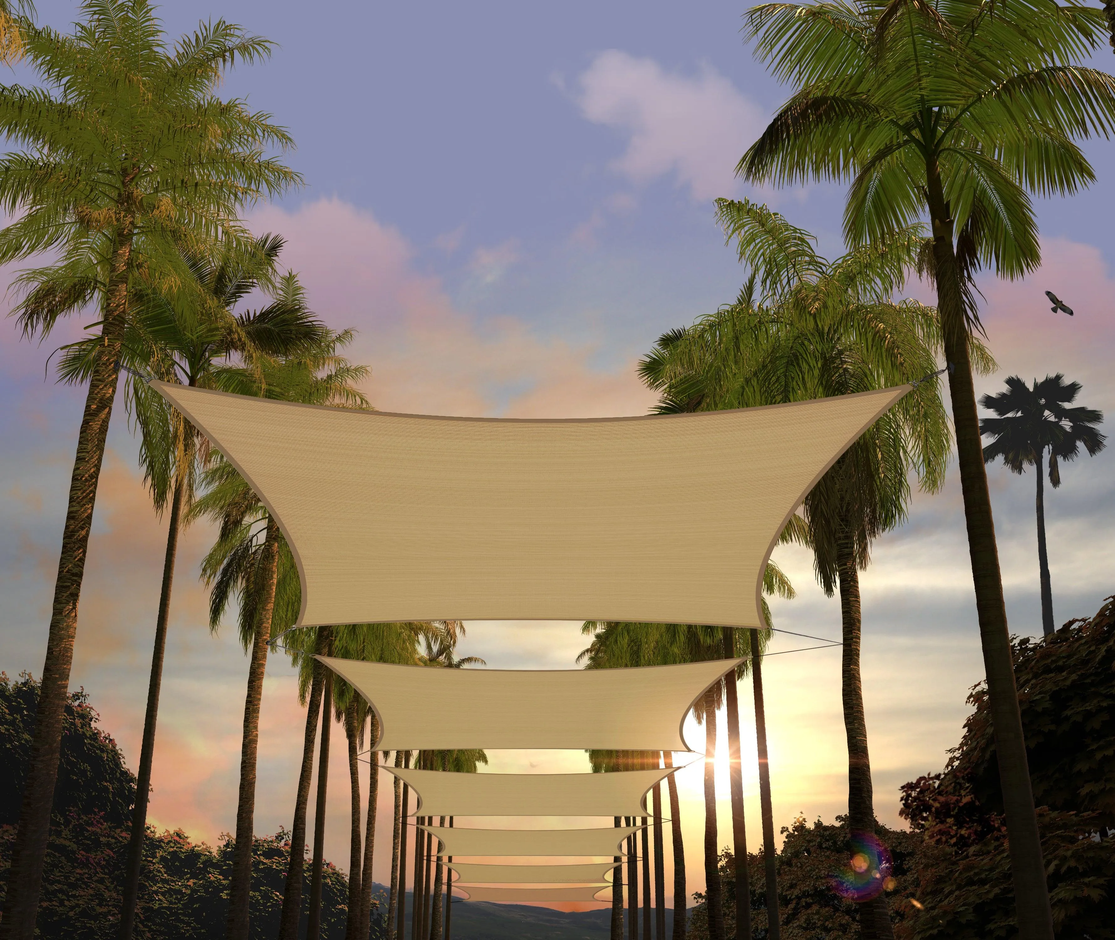 Rectangle Sun Shade Sail