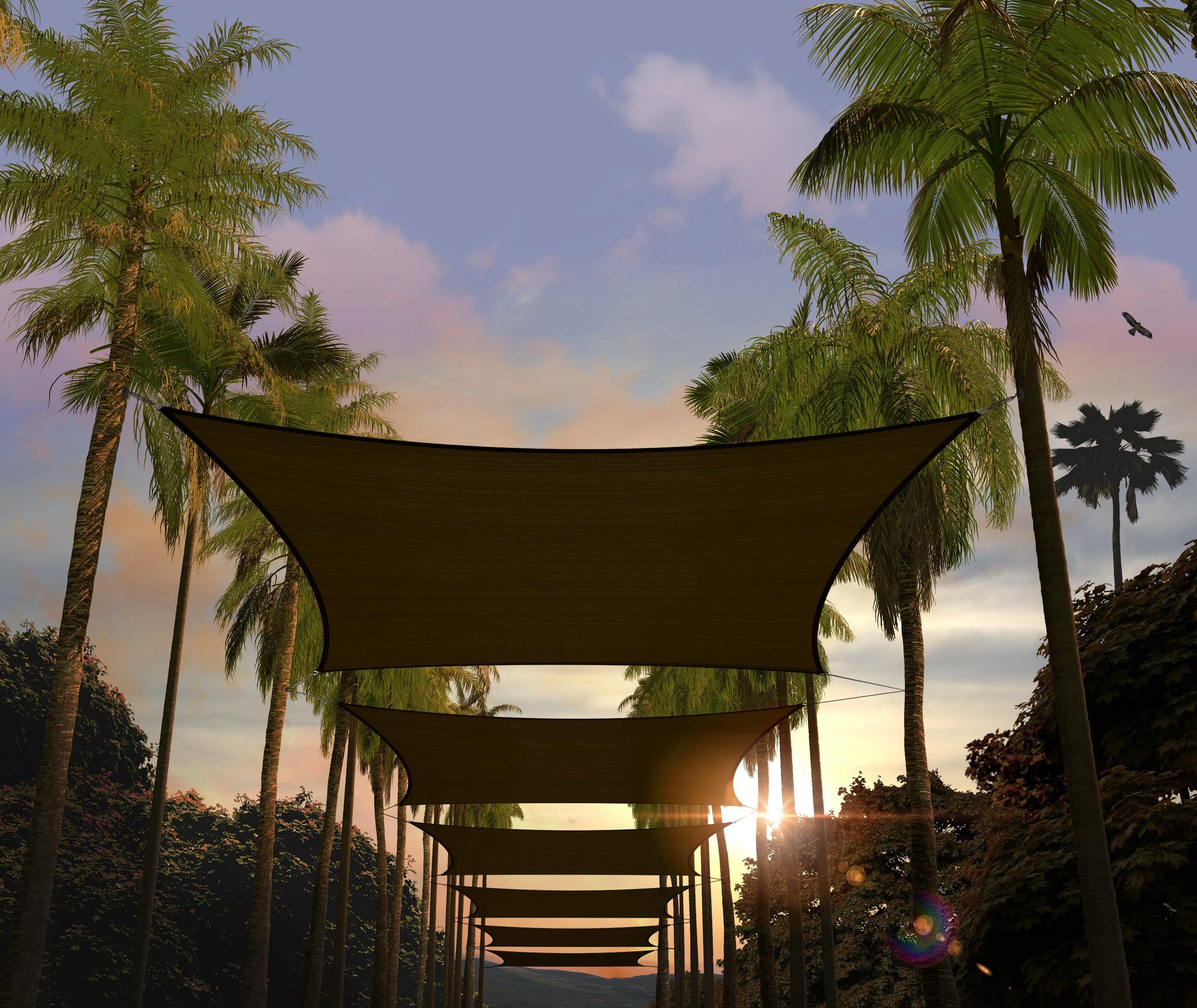 Rectangle Sun Shade Sail