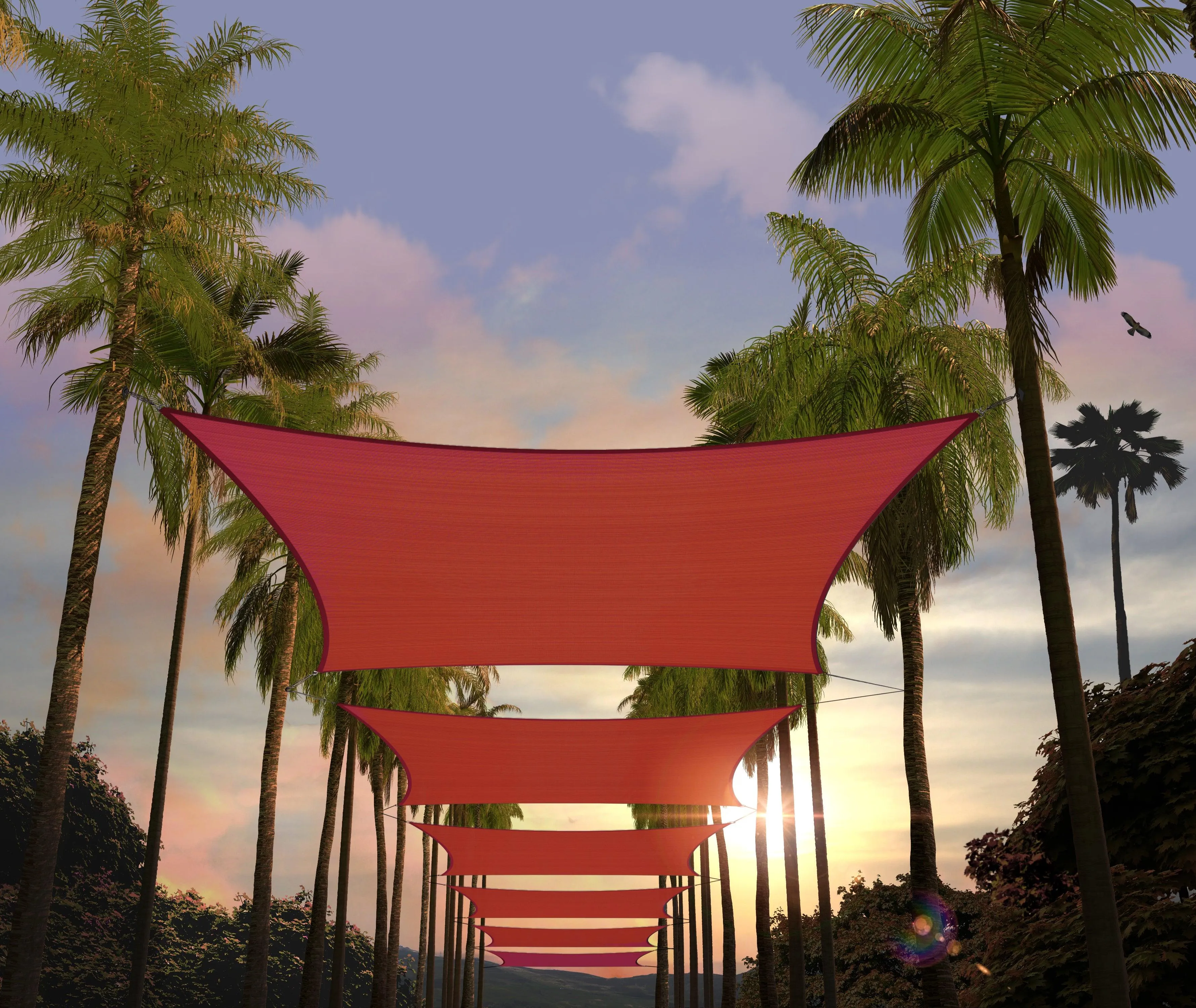 Rectangle Sun Shade Sail