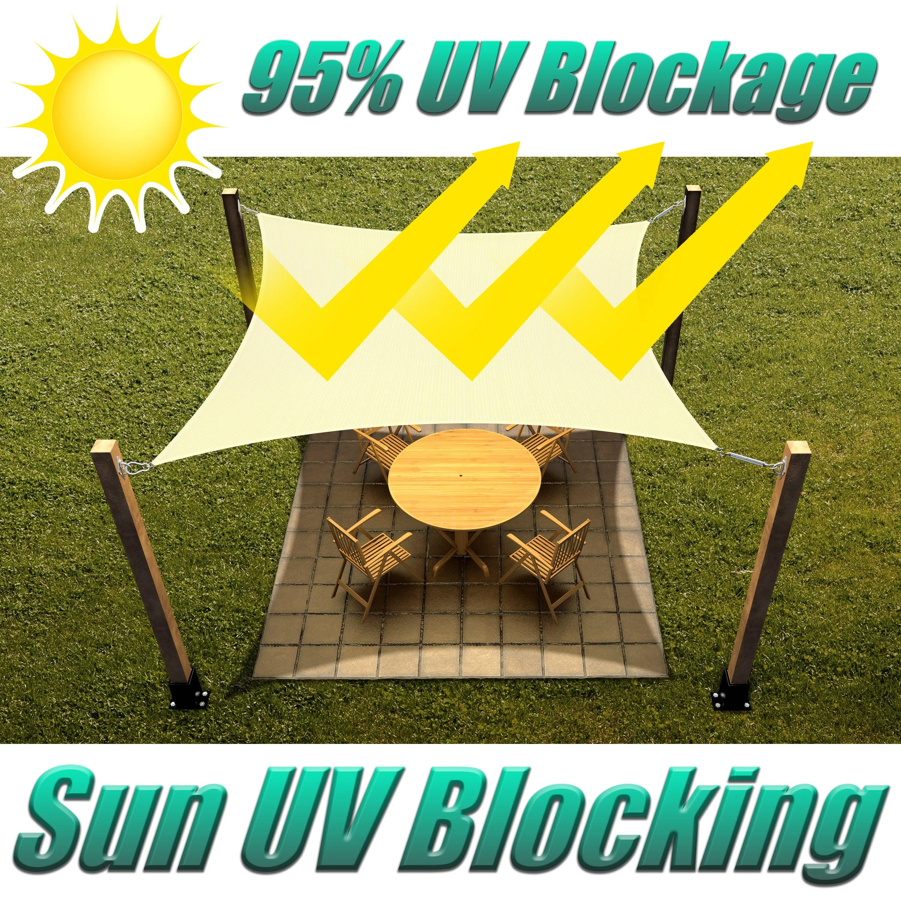Rectangle Sun Shade Sail