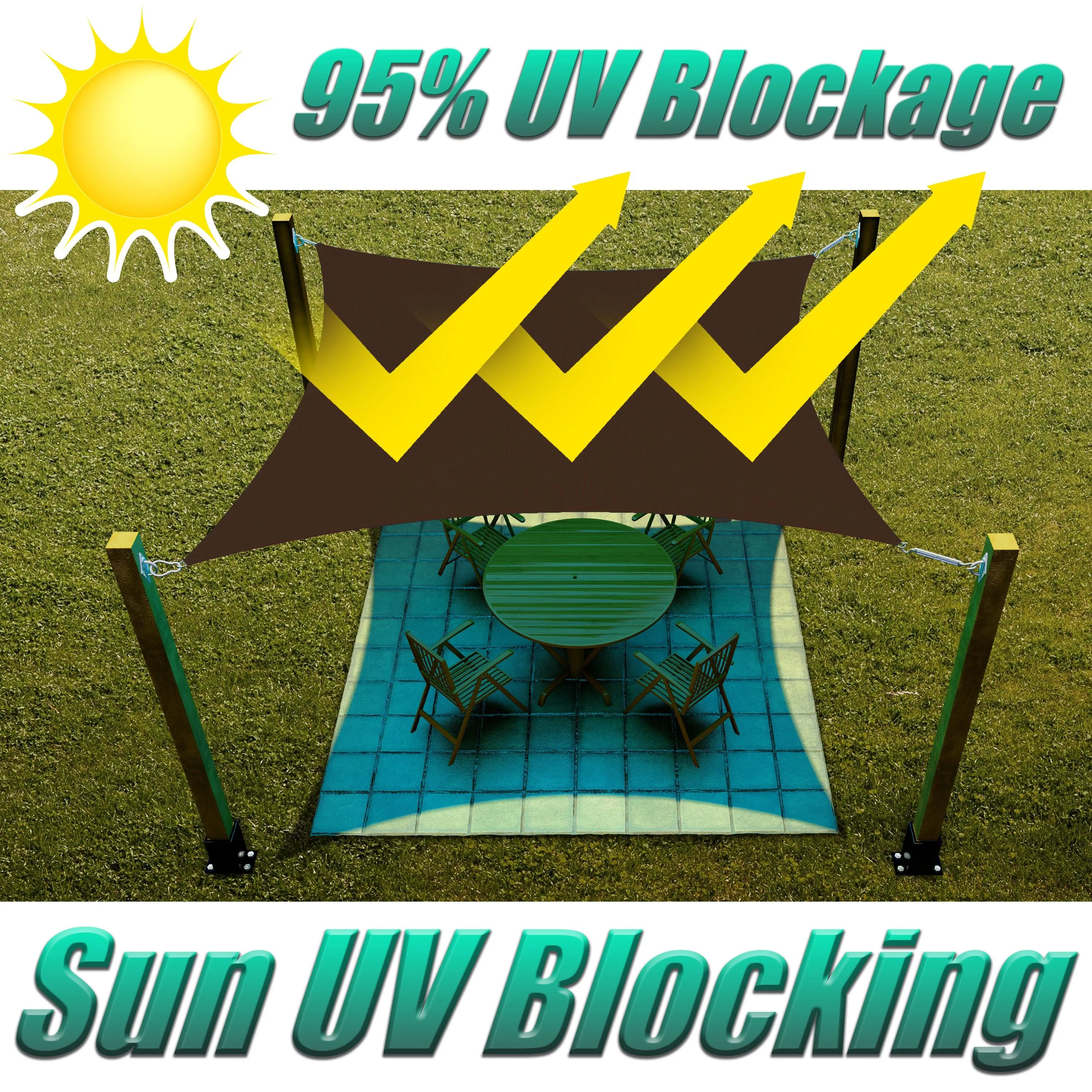 Rectangle Sun Shade Sail