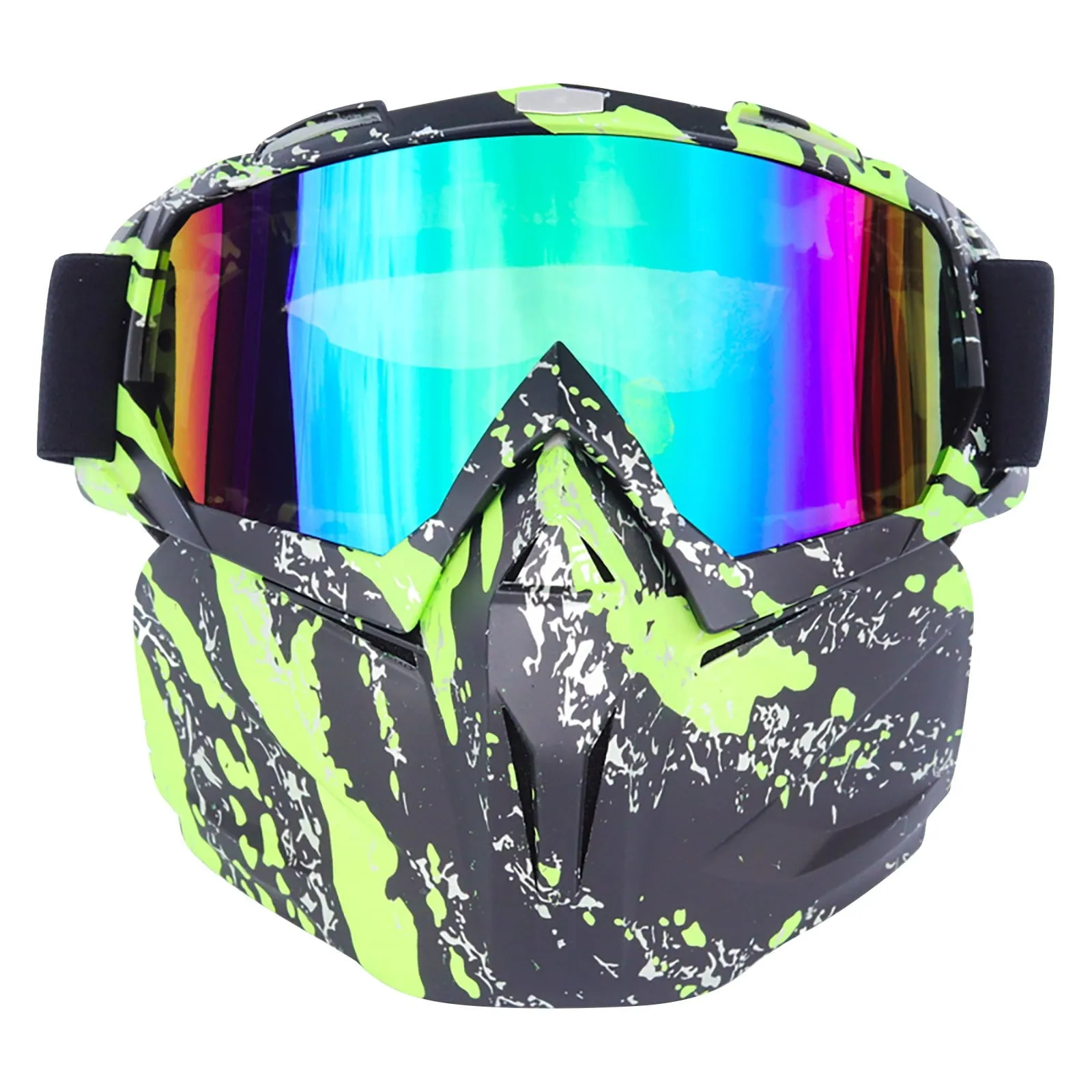 relaxed Sales!  Ski Equipment Adult Ski Goggles With Detachable Ski Mask To Block The Sun Windscreen Goggles
