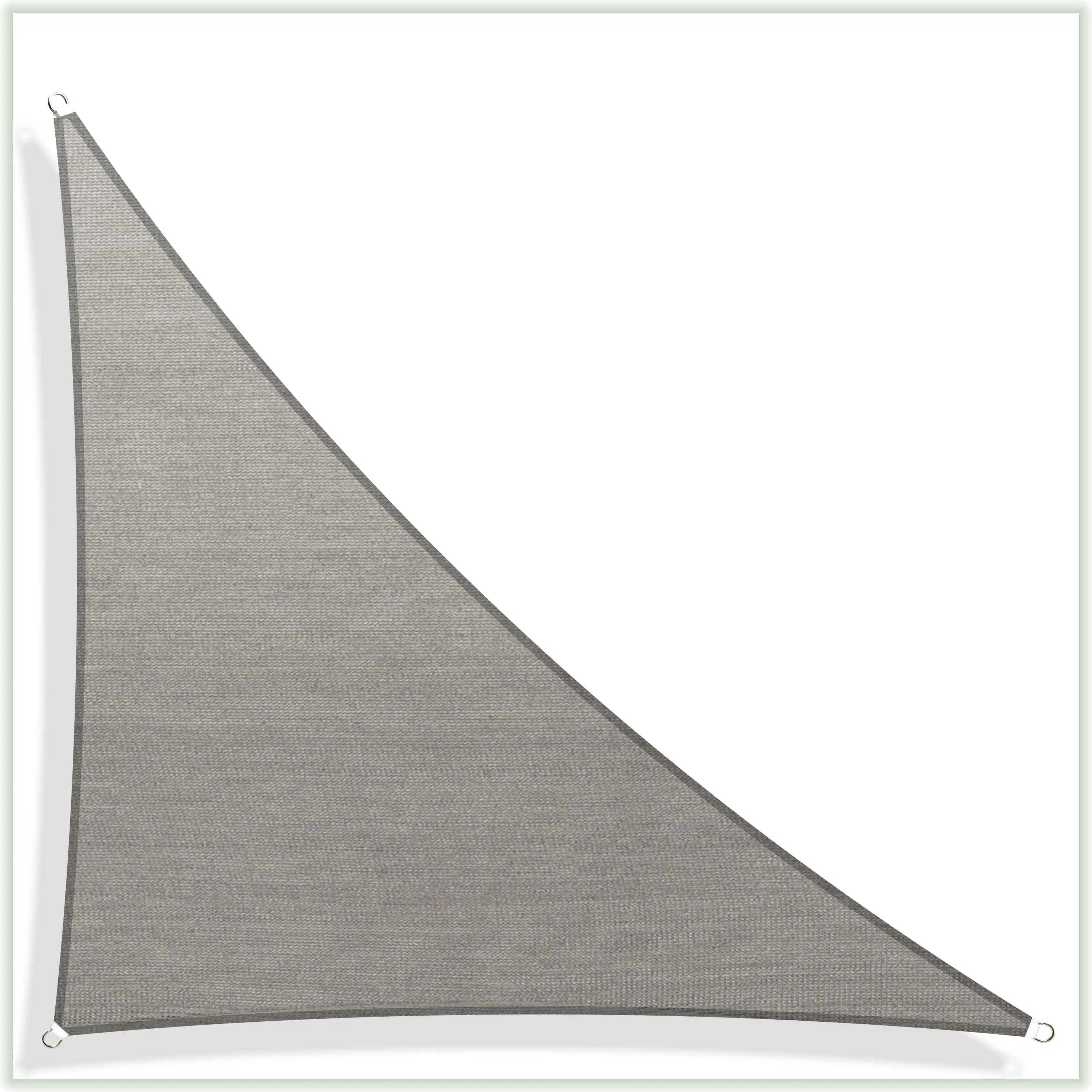 Right Triangle Sun Shade Sail Canopy, Commercial Grade, 7 Sizes, 8 Colors, Hardware Pack Included