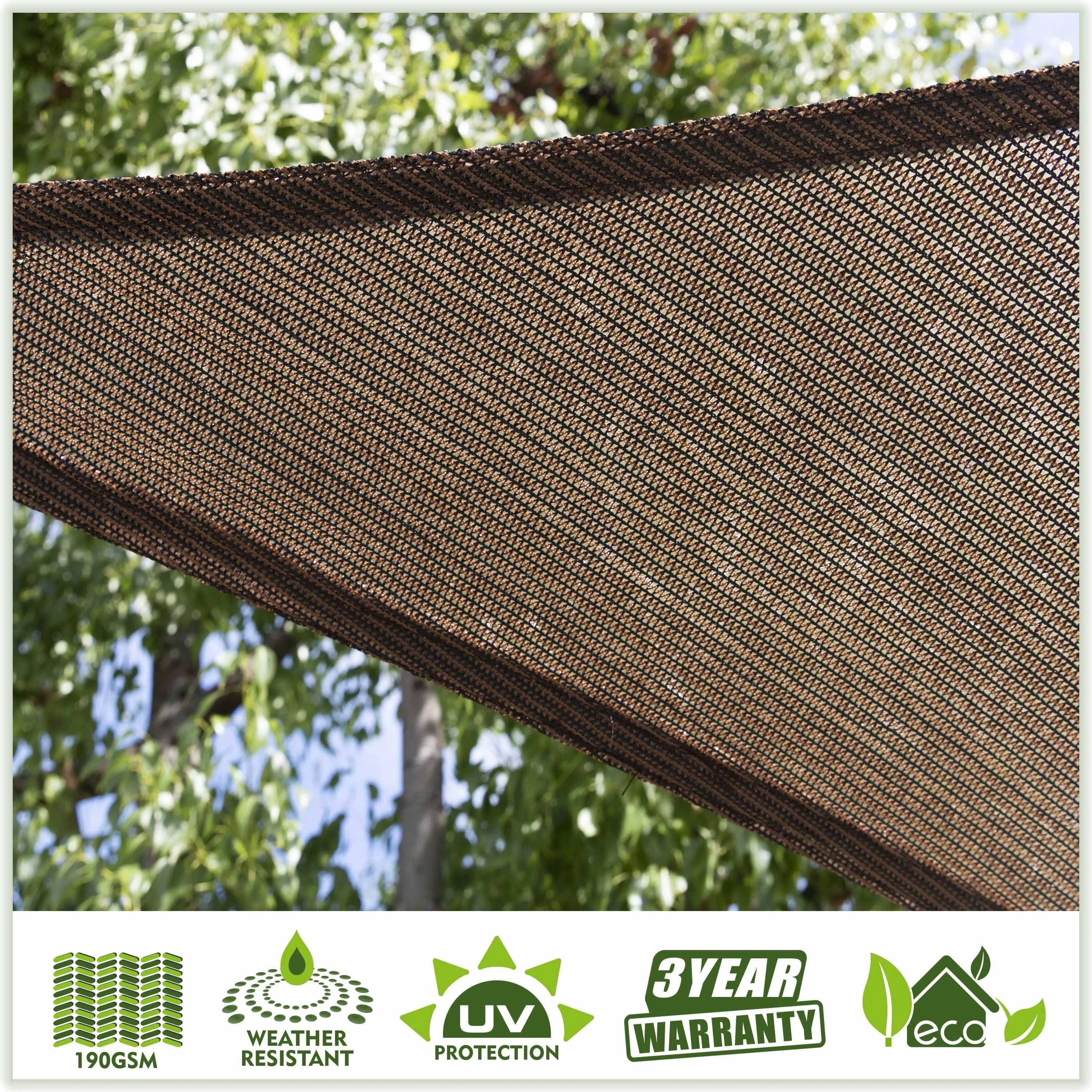 Right Triangle Sun Shade Sail Canopy, Commercial Grade, 7 Sizes, 8 Colors, Hardware Pack Included