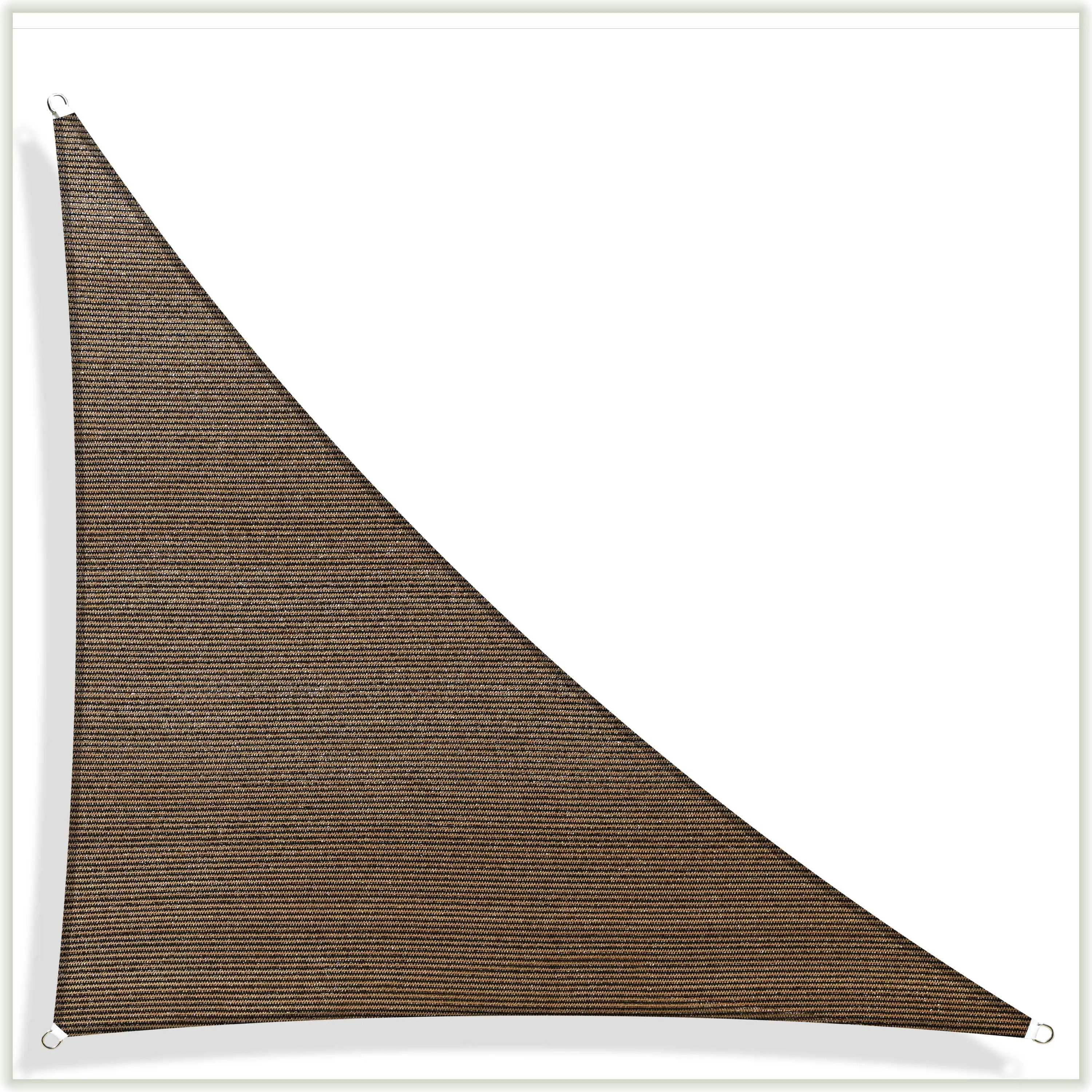 Right Triangle Sun Shade Sail Canopy, Commercial Grade, 7 Sizes, 8 Colors, Hardware Pack Included