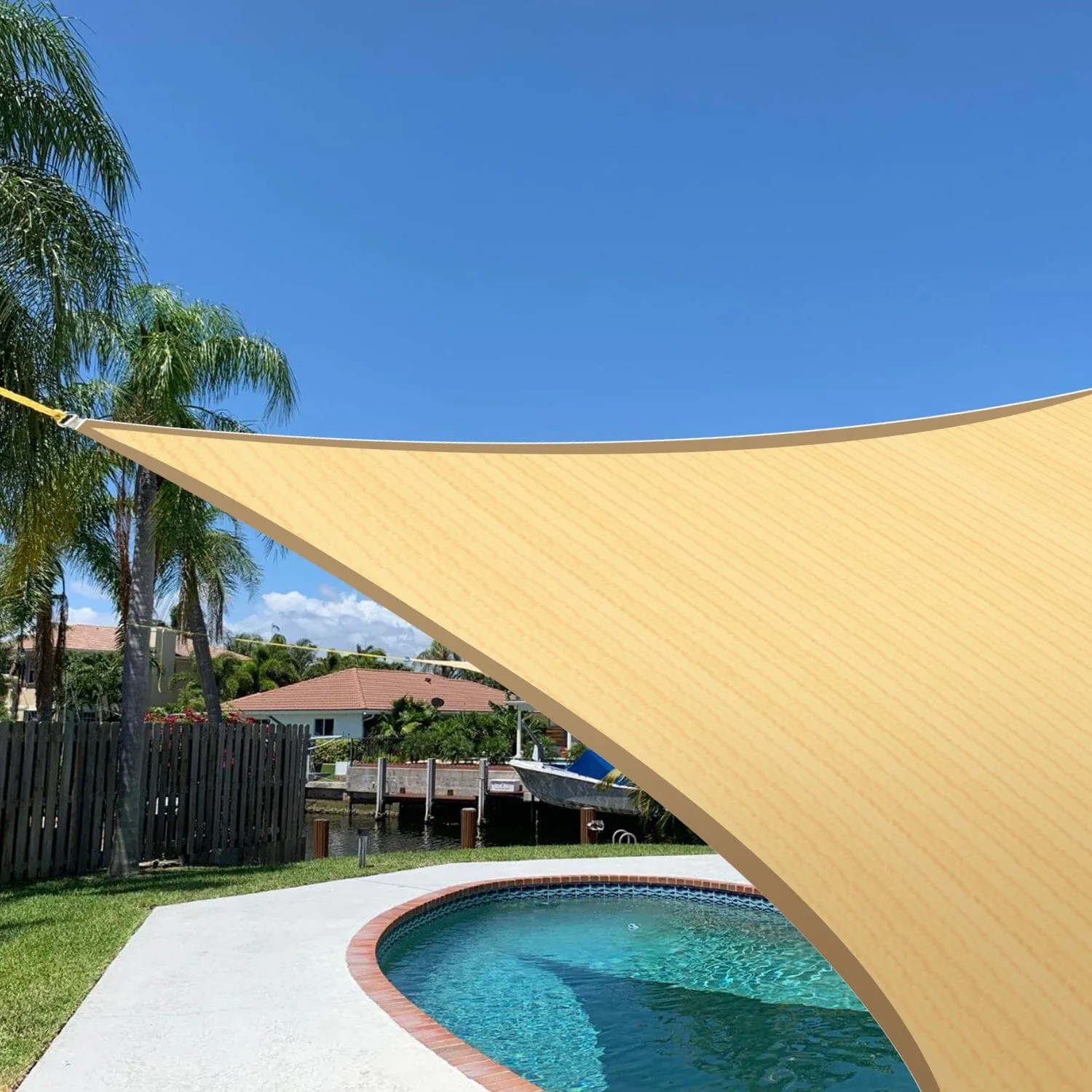Right Triangle Sun Shade Sail Canopy Outdoor Patio Awning