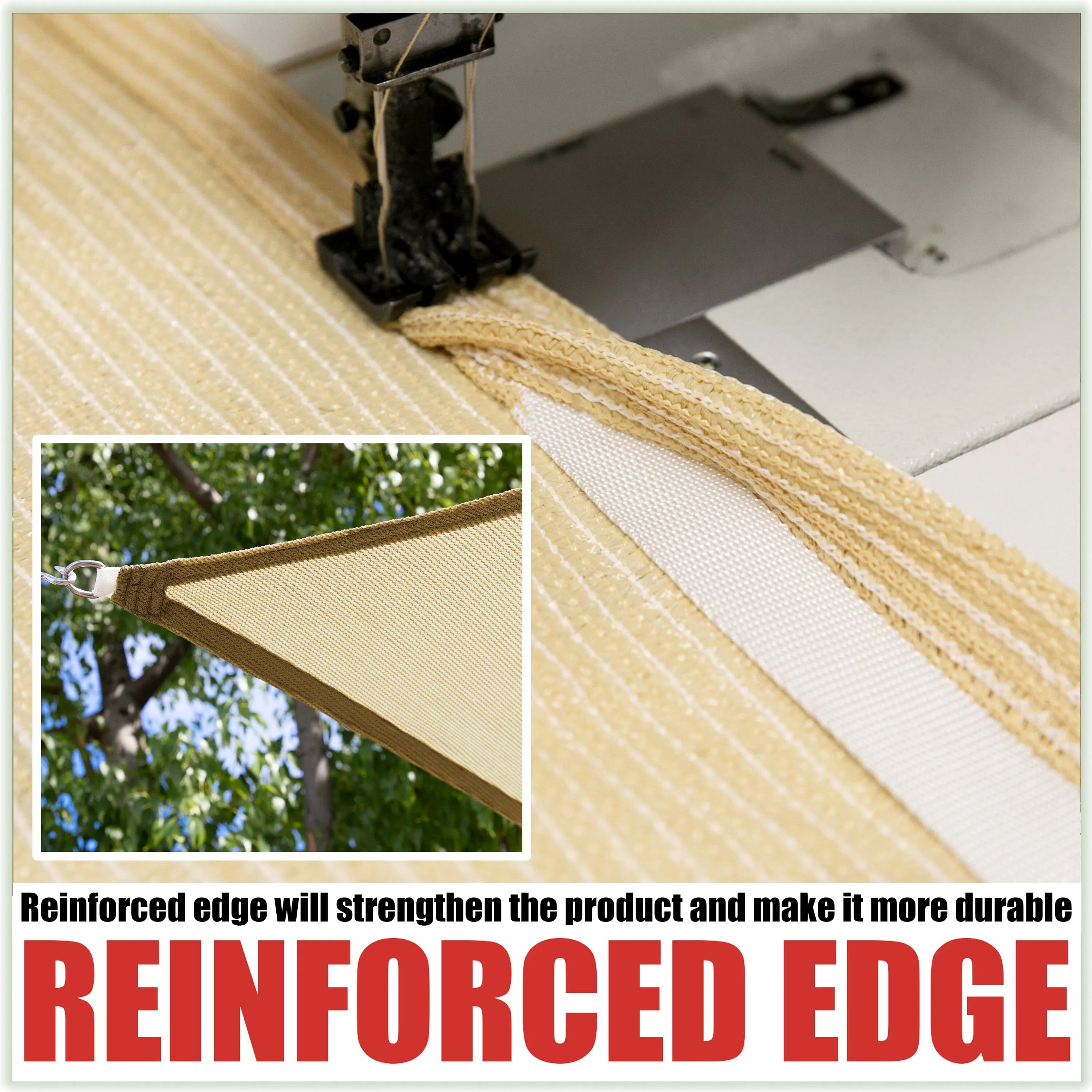 Right Triangle Sun Shade Sail Canopy Outdoor Patio Awning