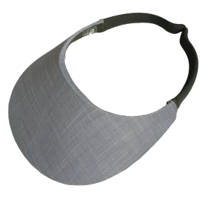 Round Brim - Charcoal Gray Linen