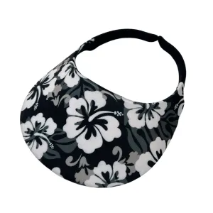 Round Brim - Hawaiian Print Abyss Black