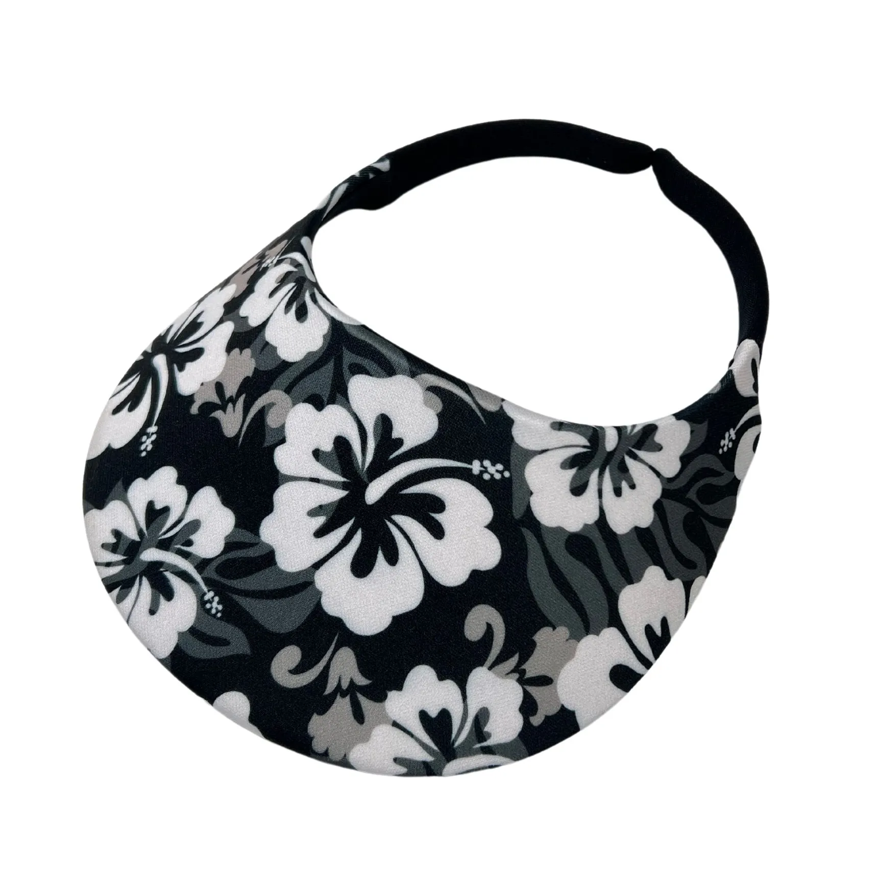 Round Brim - Hawaiian Print Abyss Black