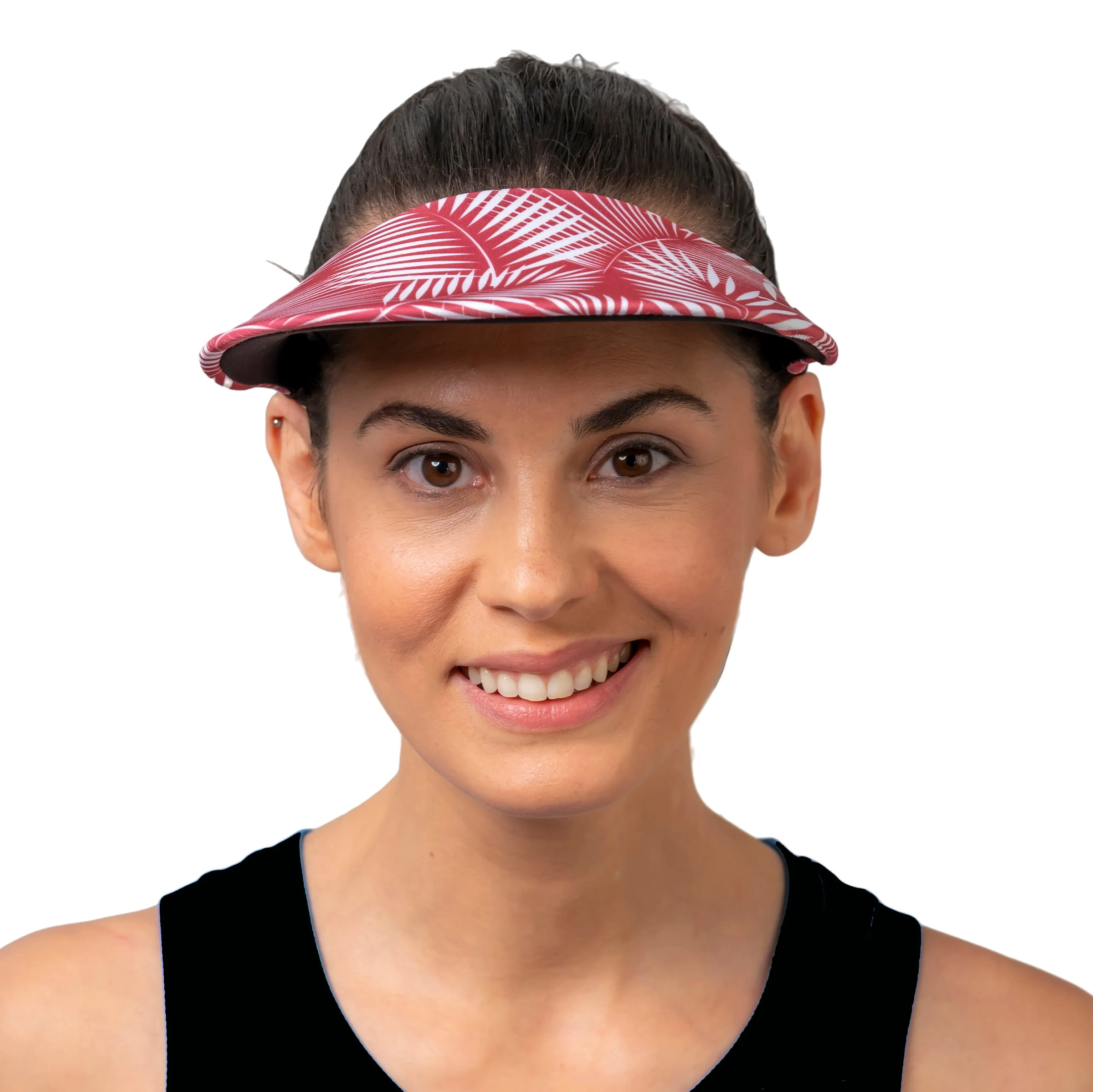 Round Brim - Magenta Palms
