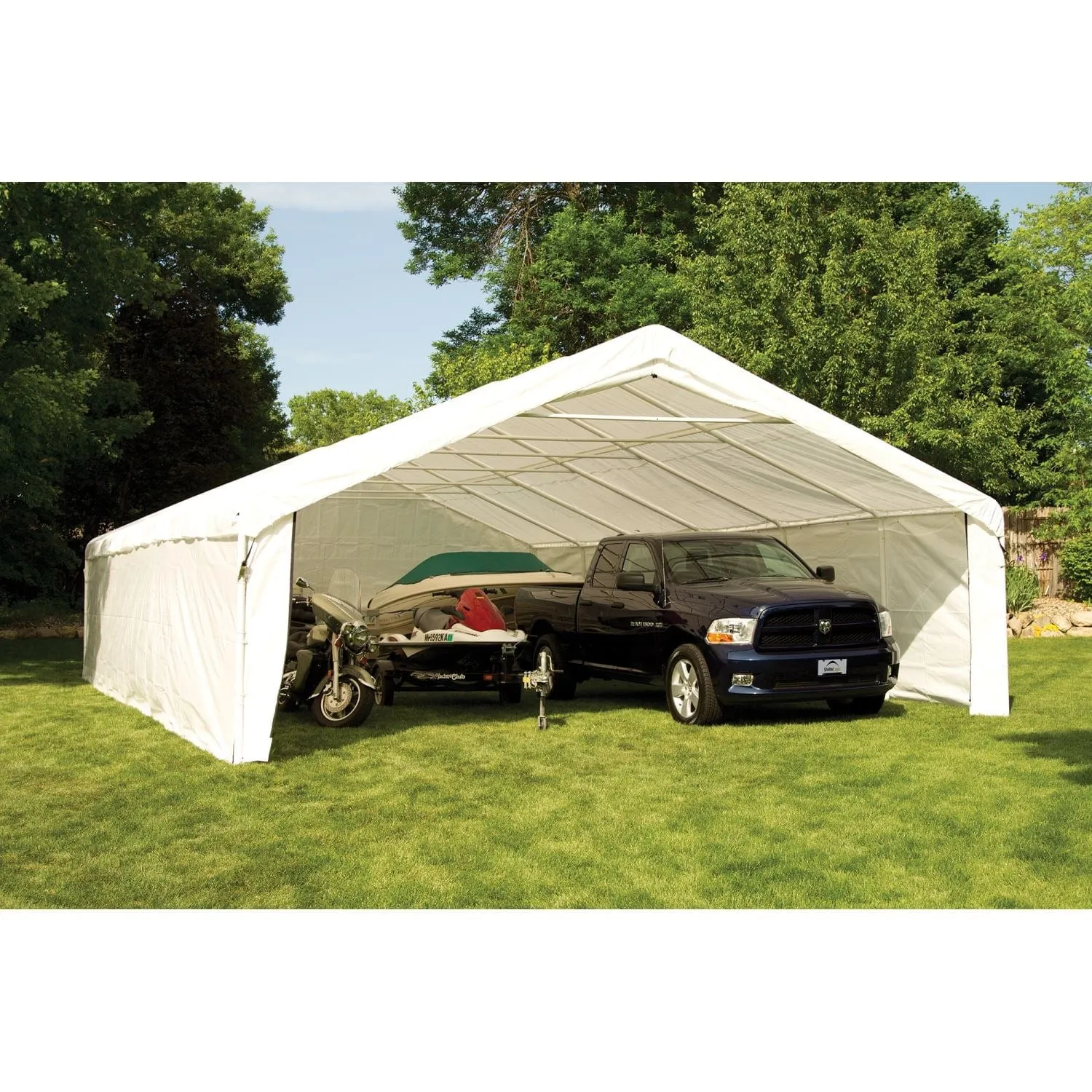 ShelterLogic | Enclosure Kit for the UltraMax Canopy 30 x 40 ft. White Industrial (Frame and Canopy Sold Separately)