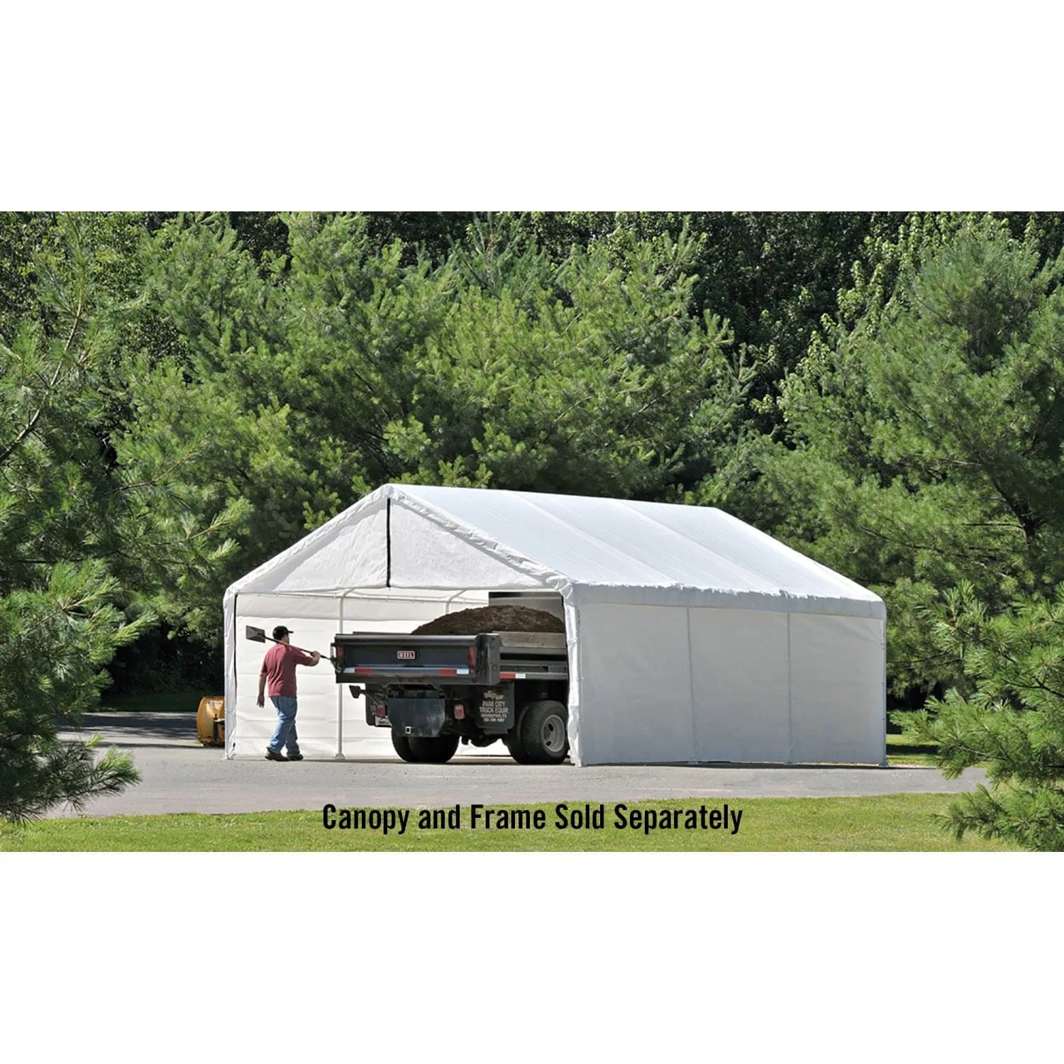 ShelterLogic | Enclosure Kit for the UltraMax Canopy 30 x 40 ft. White Industrial (Frame and Canopy Sold Separately)