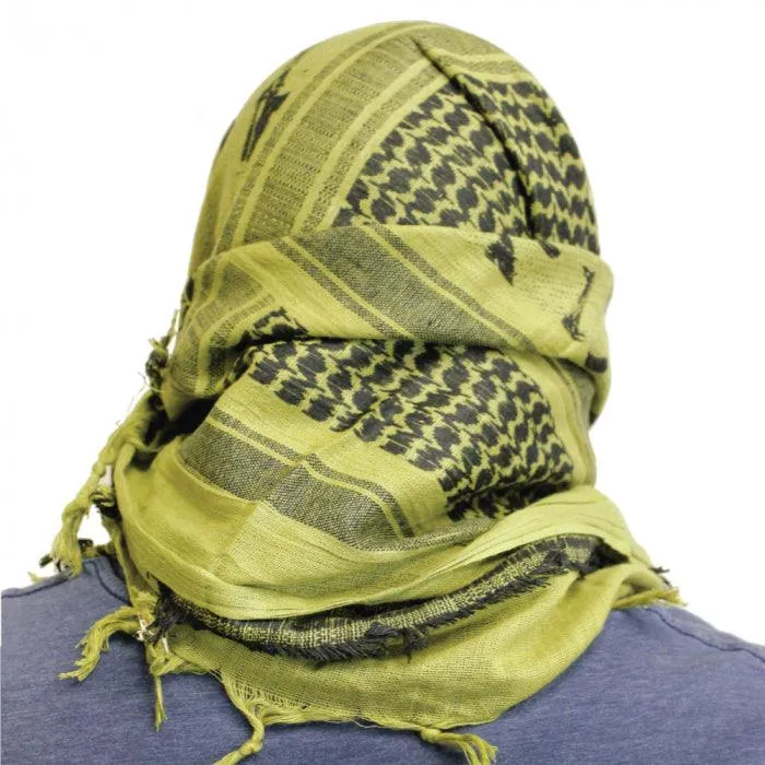 Shemagh (Head & Face Protection) Machine Gun Green