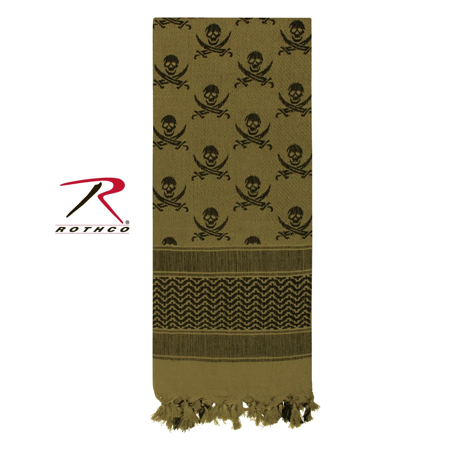 Skulls Shemagh Tactical Desert Keffiyeh Scarf