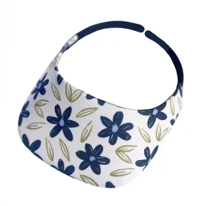 Square Brim - Flax w/ Navy Floral