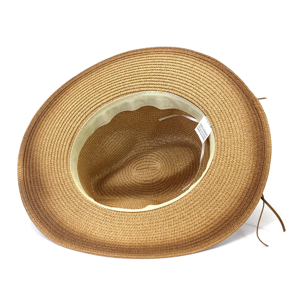 Straw Cowboy Hats Sun Shade Jazz Hat Beach Hat
