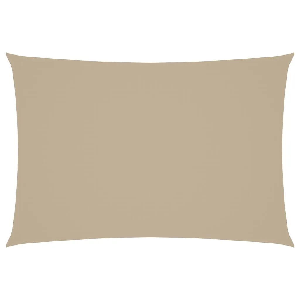 Sunshade Sail Oxford Fabric Rectangular 2.5x4.5 m Beige