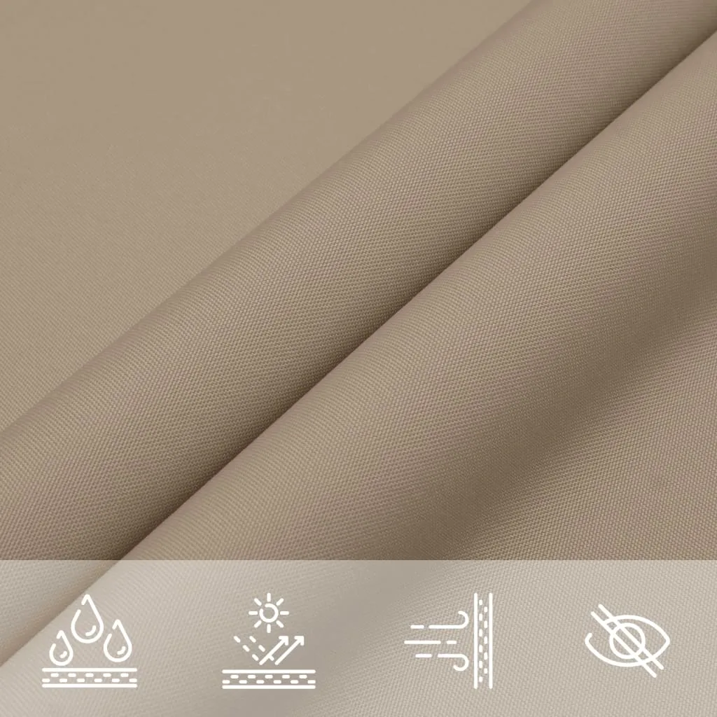 Sunshade Sail Oxford Fabric Rectangular 2.5x4.5 m Taupe