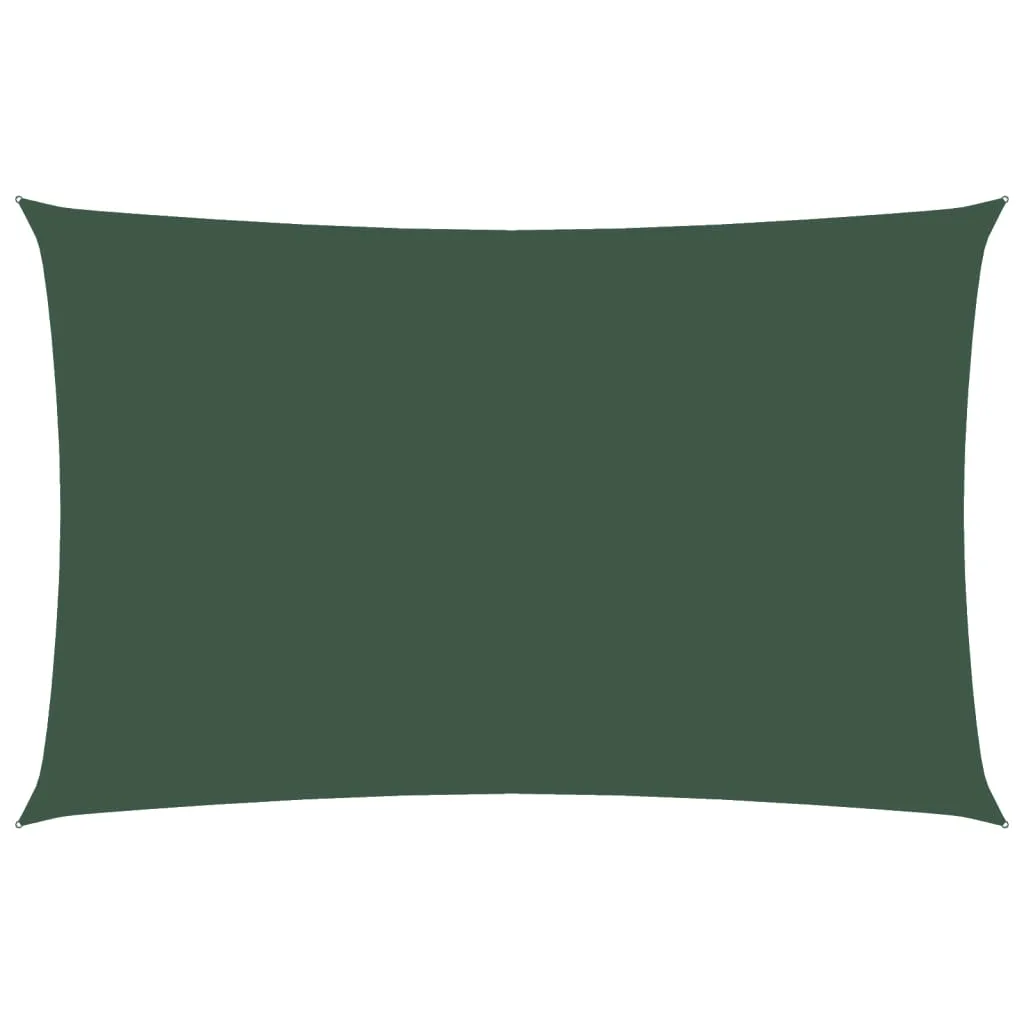 Sunshade Sail Oxford Fabric Rectangular 2.5x5 m Dark Green