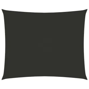 Sunshade Sail Oxford Fabric Rectangular 2x3 m Anthracite