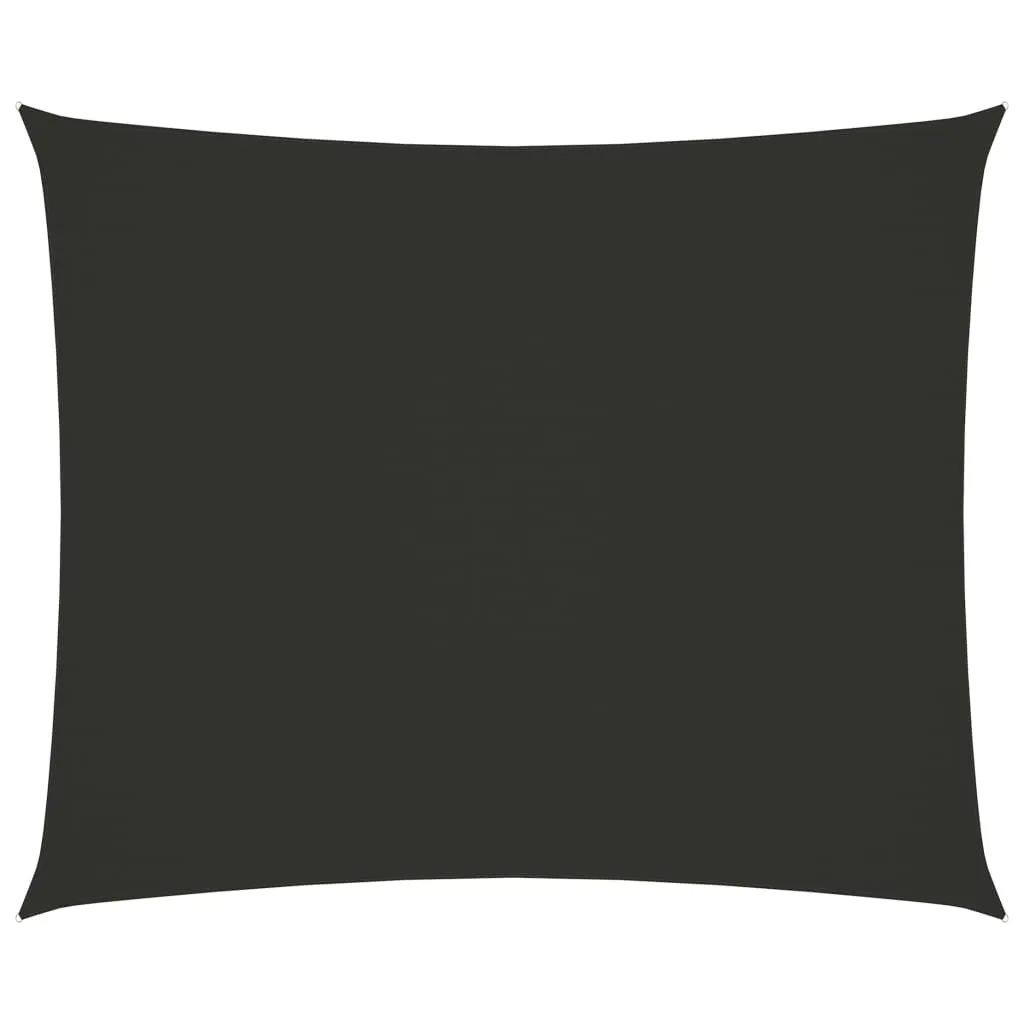 Sunshade Sail Oxford Fabric Rectangular 2x3 m Anthracite