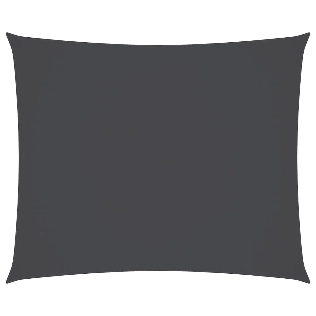 Sunshade Sail Oxford Fabric Rectangular 3.5x4.5 m Anthracite