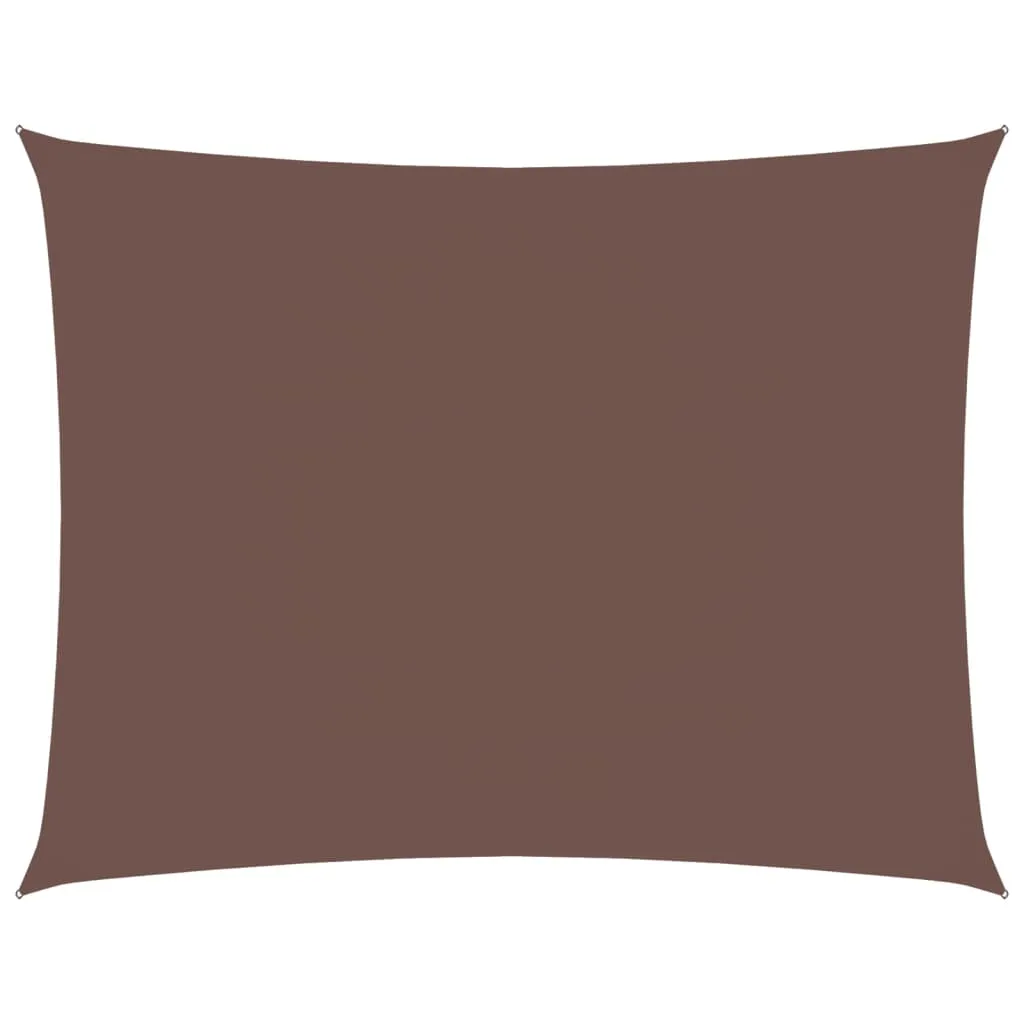 Sunshade Sail Oxford Fabric Rectangular 3.5x4.5 m Brown
