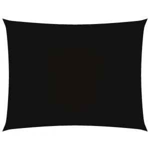Sunshade Sail Oxford Fabric Rectangular 3.5x5 m Black
