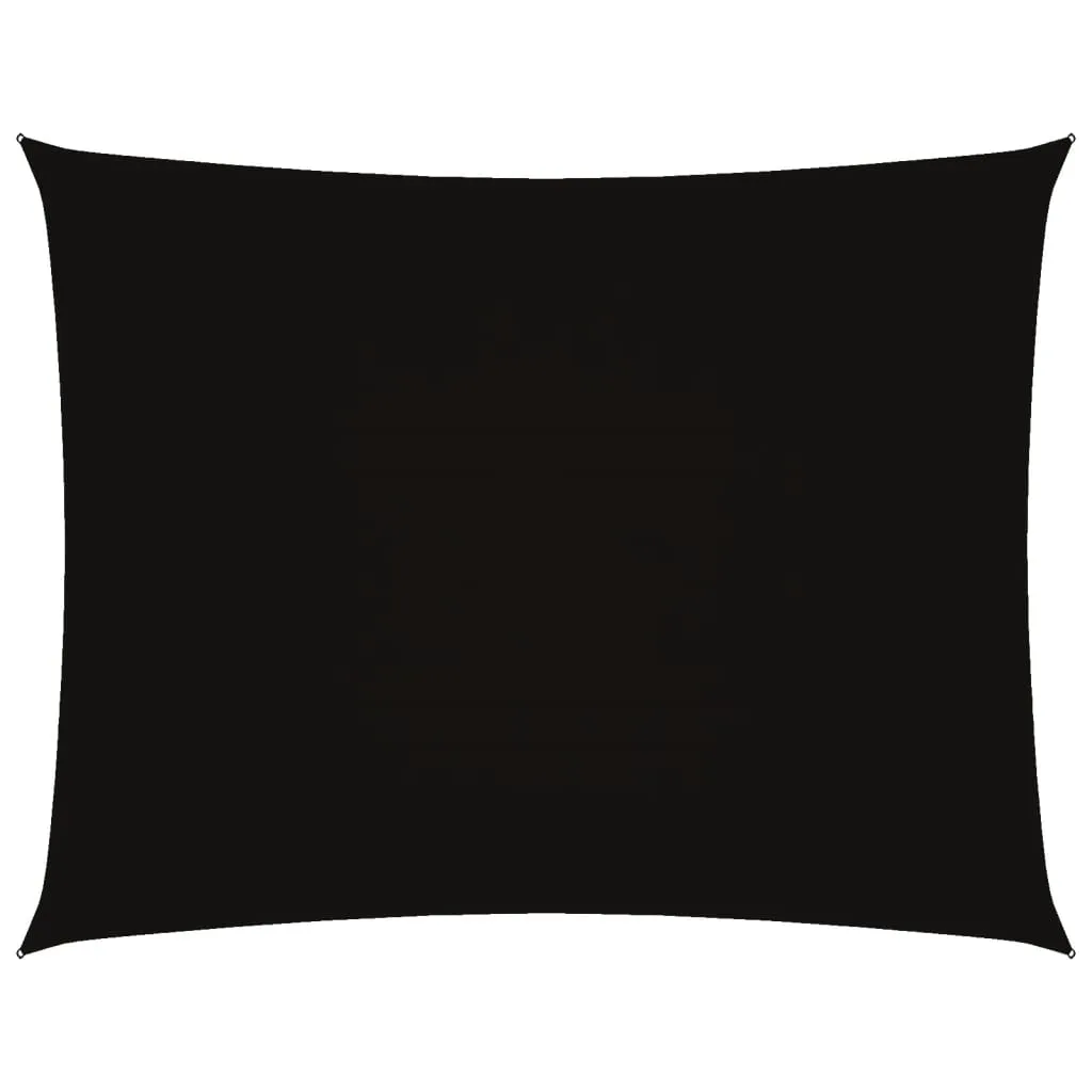 Sunshade Sail Oxford Fabric Rectangular 3.5x5 m Black