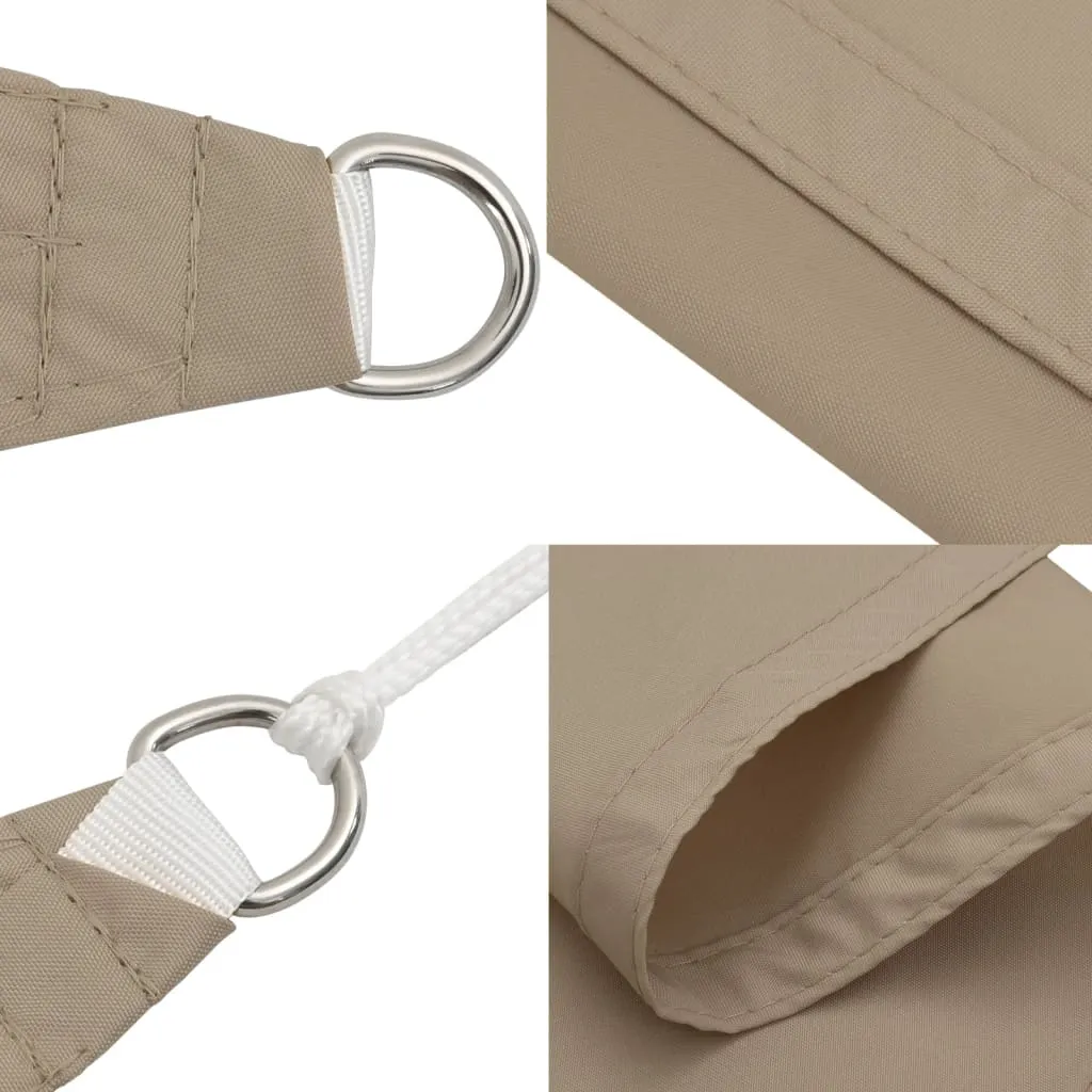 Sunshade Sail Oxford Fabric Rectangular 3x4 m Taupe