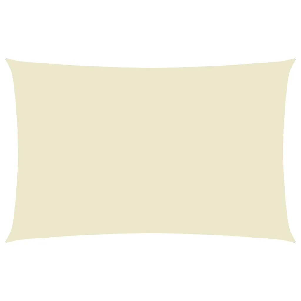 Sunshade Sail Oxford Fabric Rectangular 3x6 m Cream