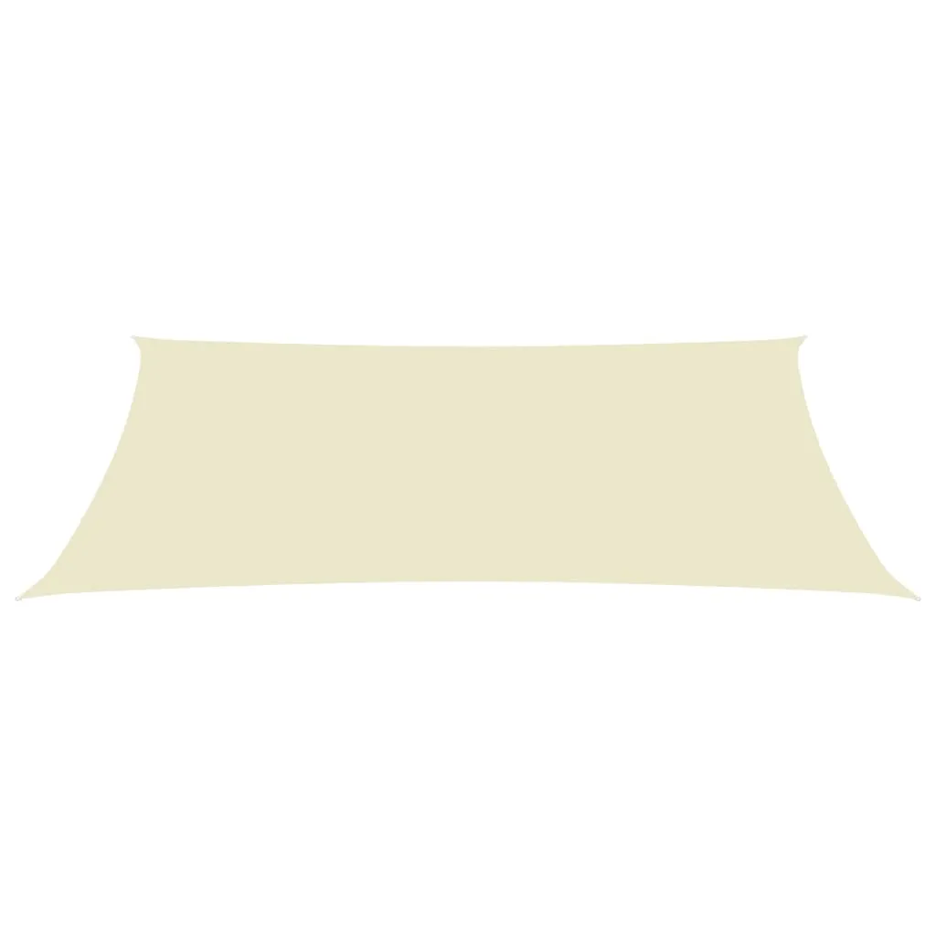 Sunshade Sail Oxford Fabric Rectangular 3x6 m Cream