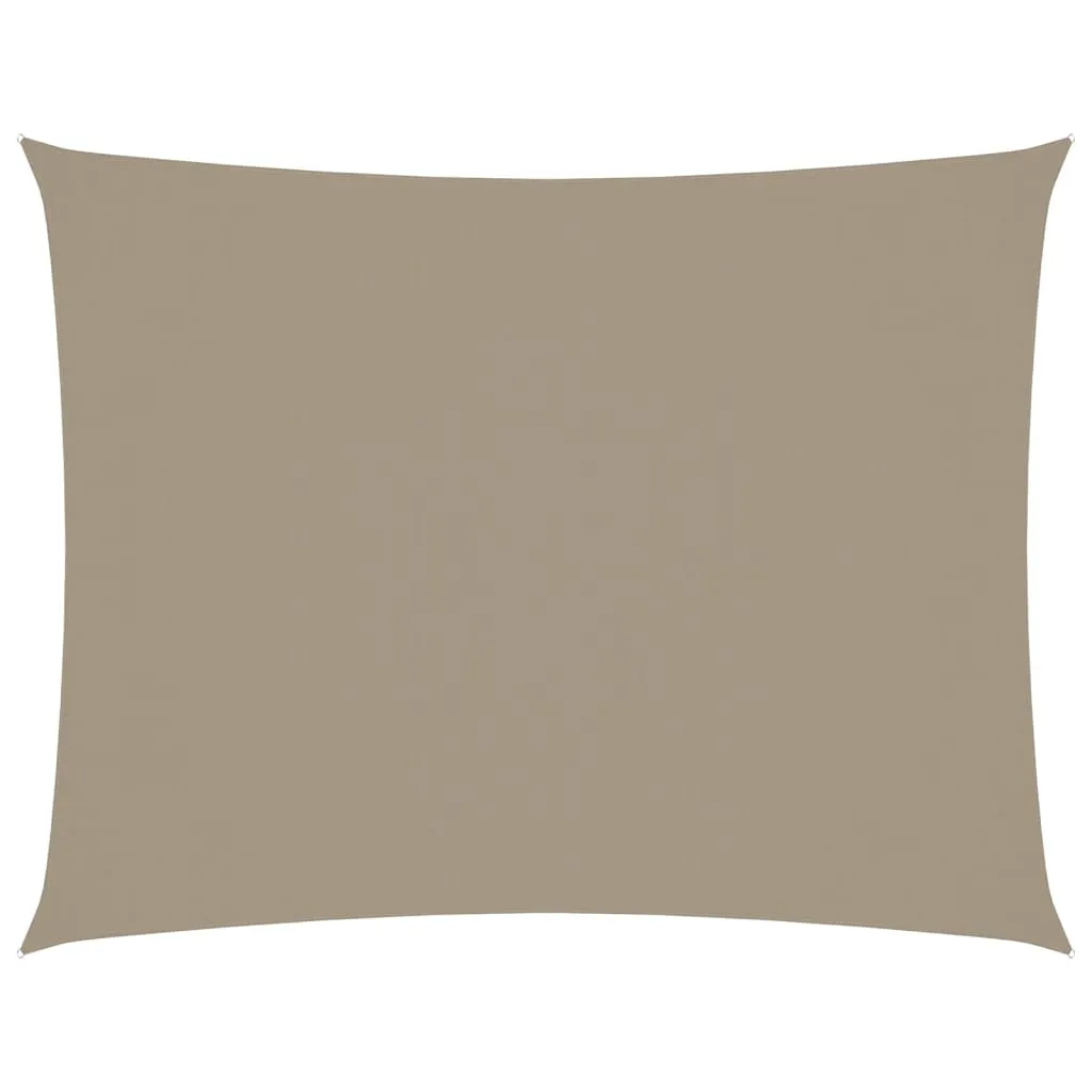 Sunshade Sail Oxford Fabric Rectangular 3x6 m Taupe