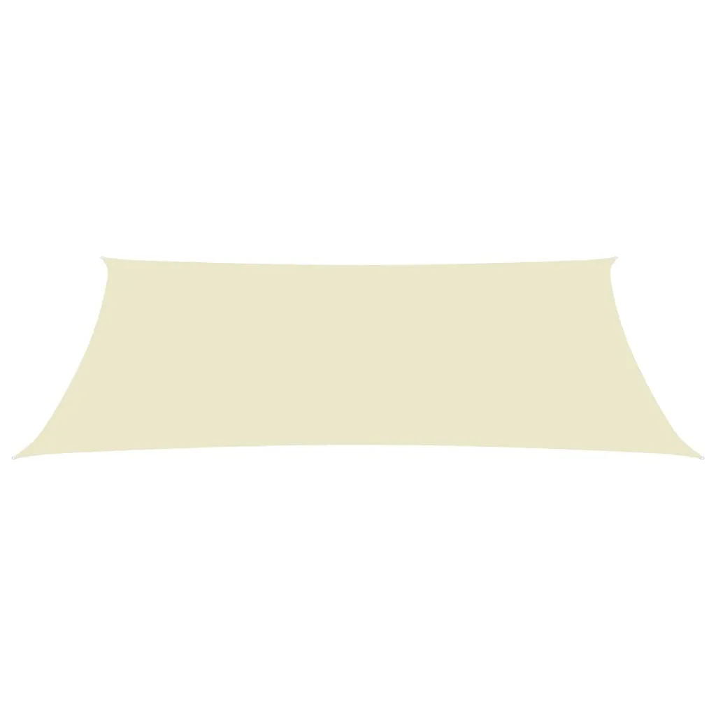 Sunshade Sail Oxford Fabric Rectangular 5x8 m Cream