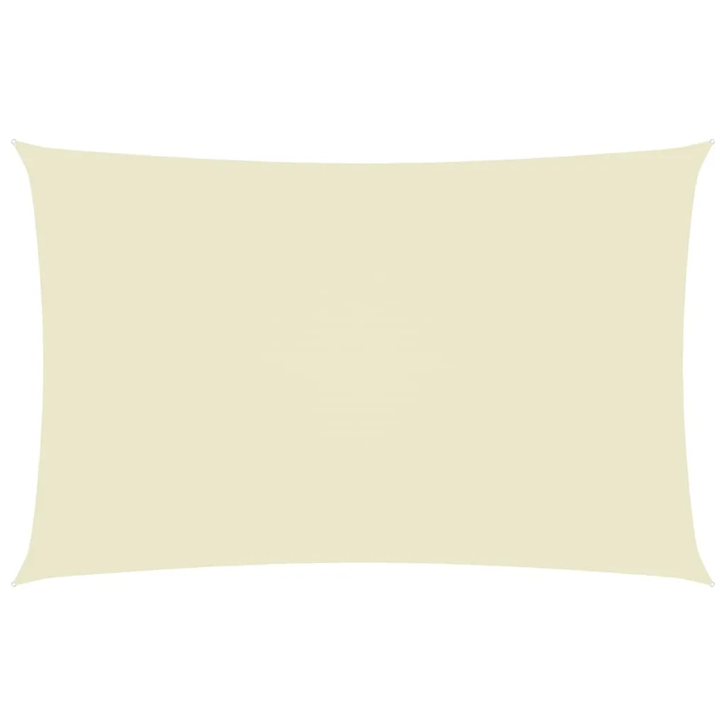 Sunshade Sail Oxford Fabric Rectangular 5x8 m Cream