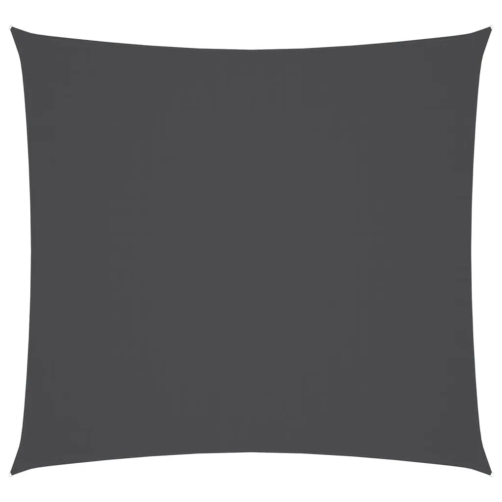 Sunshade Sail Oxford Fabric Square 4x4 m Anthracite