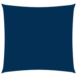 Sunshade Sail Oxford Fabric Square 6x6 m Blue