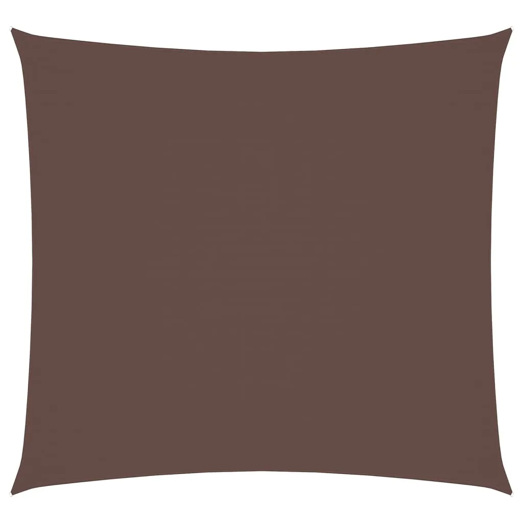 Sunshade Sail Oxford Fabric Square 7x7 m Brown