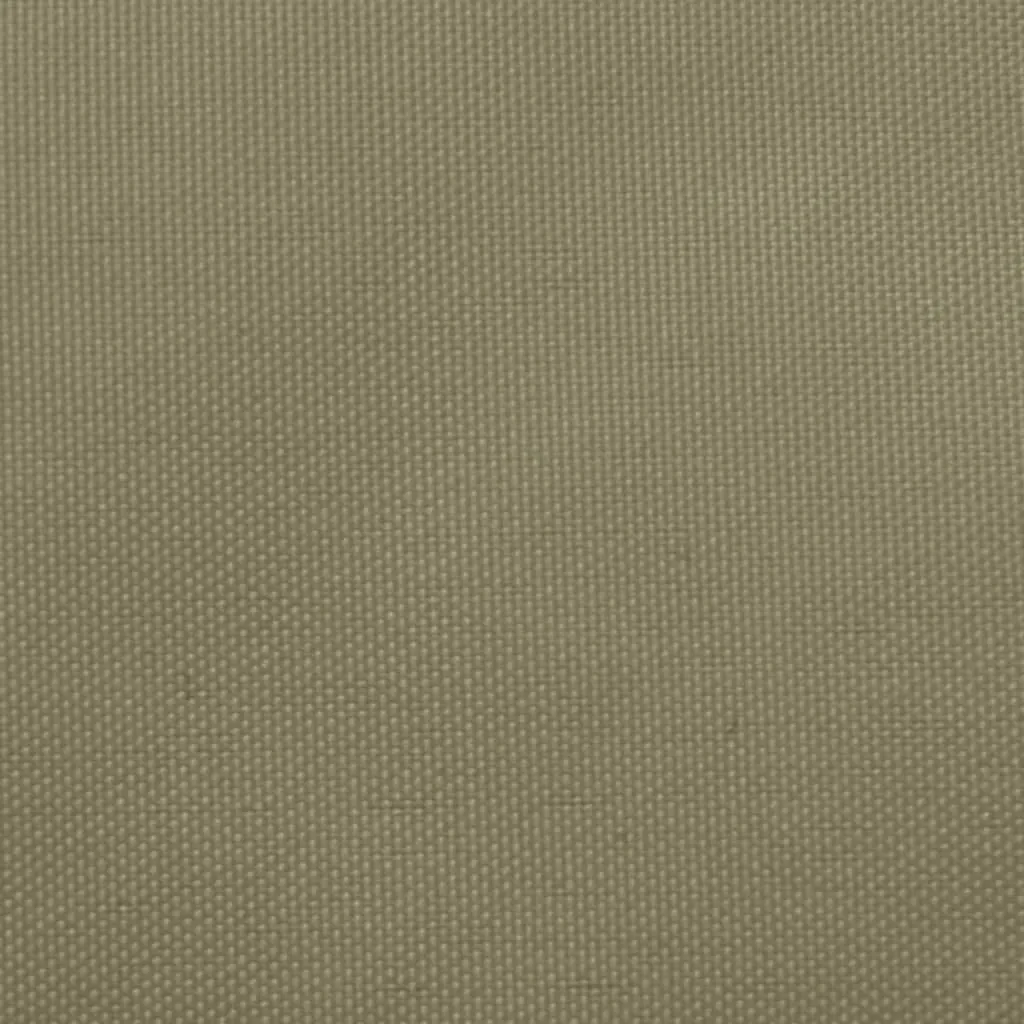 Sunshade Sail Oxford Fabric Triangular 4x5x6.4 m Beige