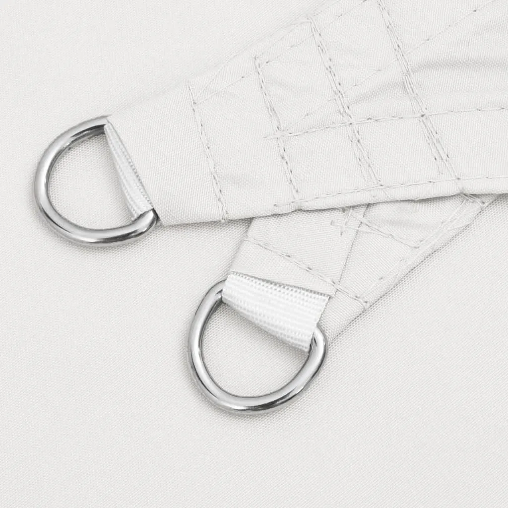 Sunshade Sail Oxford Fabric Triangular 5x6x6 m White
